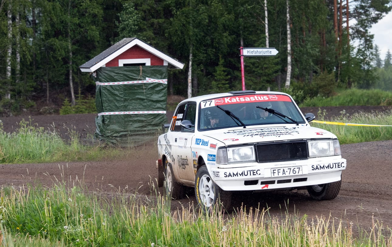 – Yritettiin tulla täysillä. Volvo sai kyytiä, Kalliokoski kuvailee.