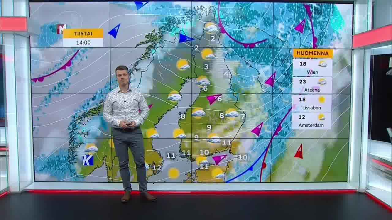Sääennuste: Myrskyä ja kovaa tuulta luvassa
