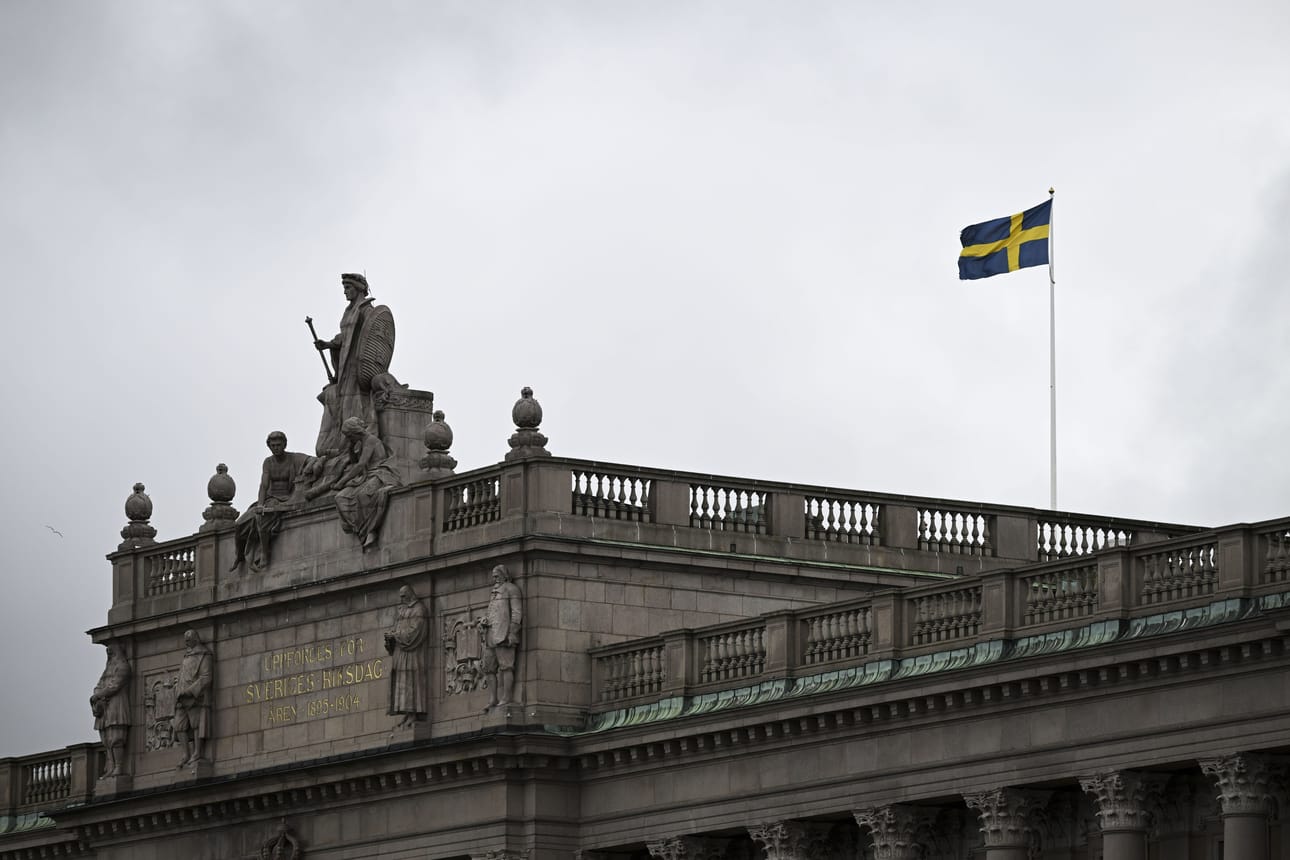 Ruotsin vaaleissa epäillään vakavaa vaalivilppiä. Kuvassa parlamenttitalo Tukholmassa.