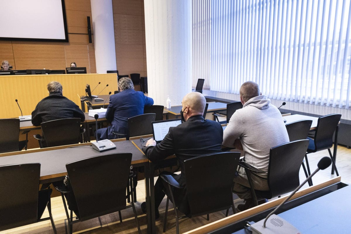 Laajasalon murhajutun käsittely Helsingin käräjäoikeudessa alkoi tänään. LEHTIKUVA / RONI REKOMAA