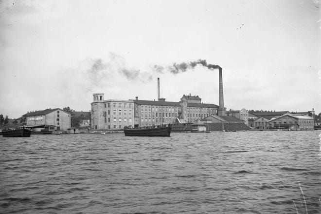 Vaasan Puuvilla kuvattuna vuonna 1909. KUVA: MUSEOVIRASTO, M. L. CARSTENSIN KOKOELMA