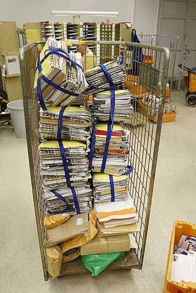 Pohjoisen myöhästyneet postilähetykset jaetaan maanantain jakelun yhteydessä.
