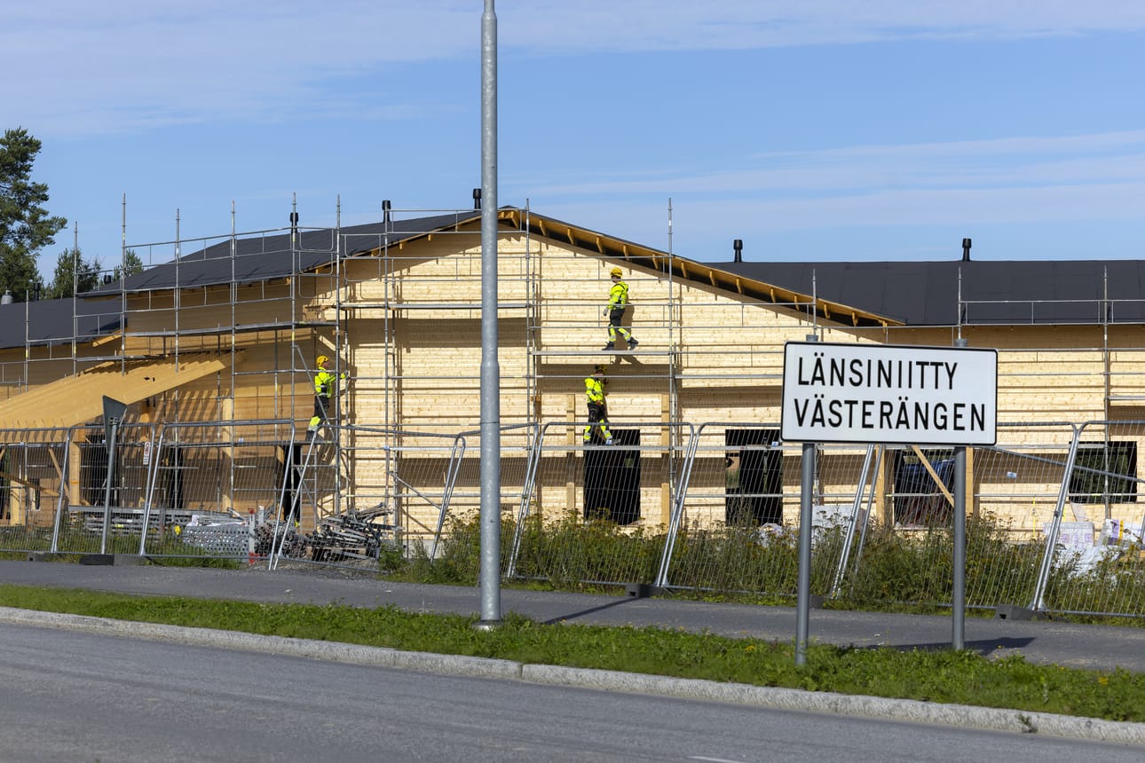 Länsiniityn päiväkodin rakennustyöt etenevät. Päiväkodin on tarkoitus aloittaa toimintansa ensi vuoden alussa.