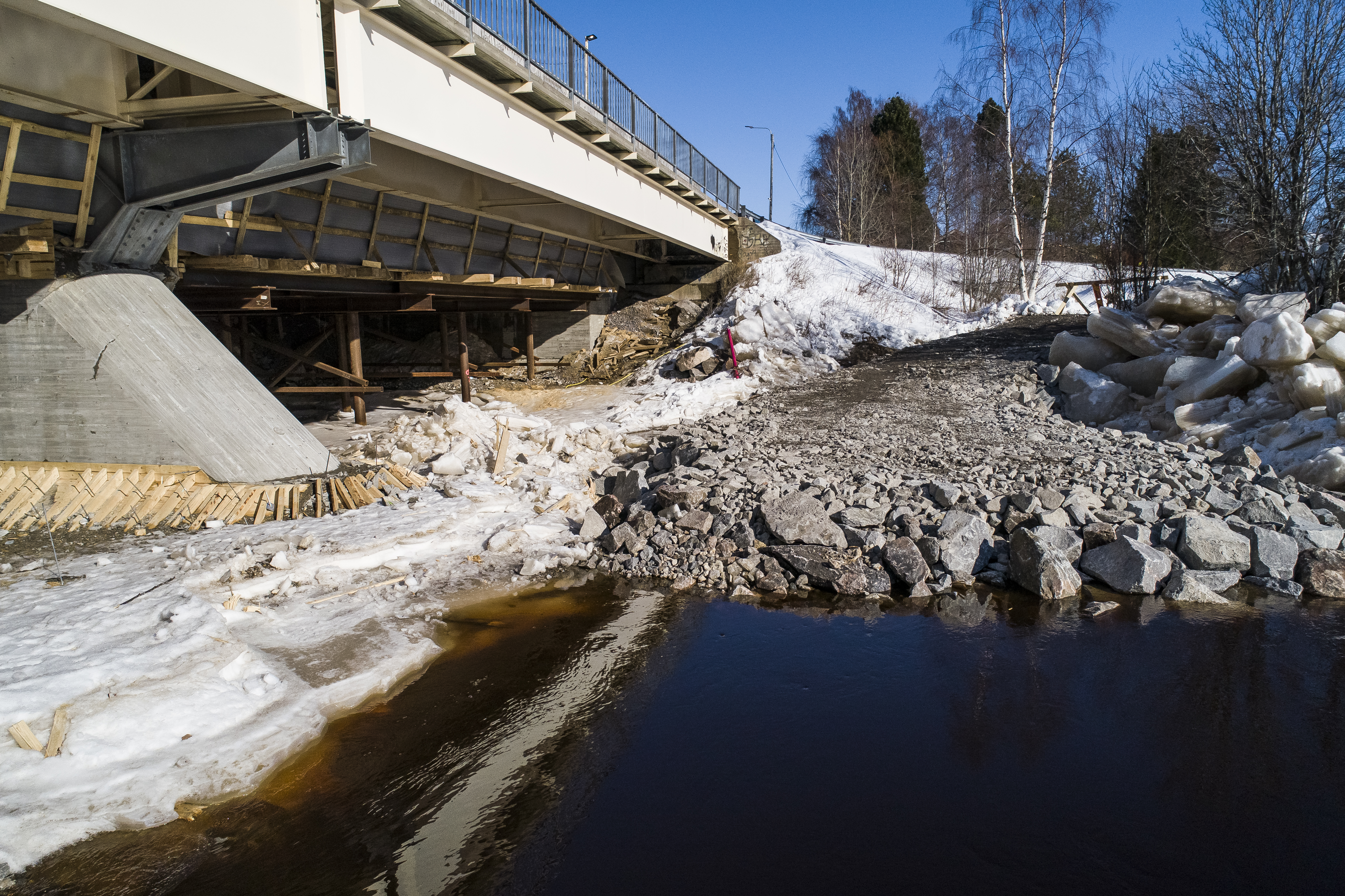 siikajoki, revonlahti, revonlahden silta, siltaremontti,