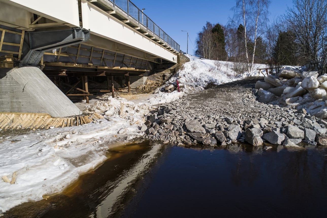 siikajoki, revonlahti, revonlahden silta, siltaremontti,