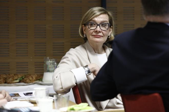 Paula Risikon mukaan Vaasan keskussairaalan asema on turvattu terveydenhuoltolaissa. ARKISTOKUVA: JOEL MAISALMI