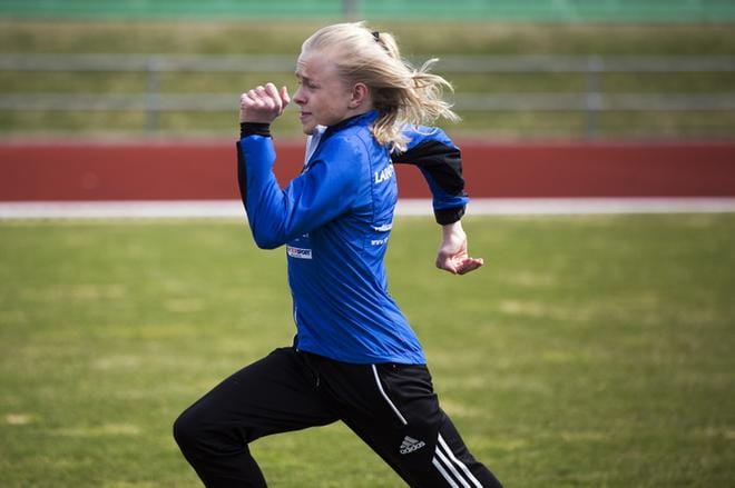 Heikki Kumara harjoitteli torstaina viikonlopun liikuntatapahtumaa varten. Kuvat: Jarno Pellinen