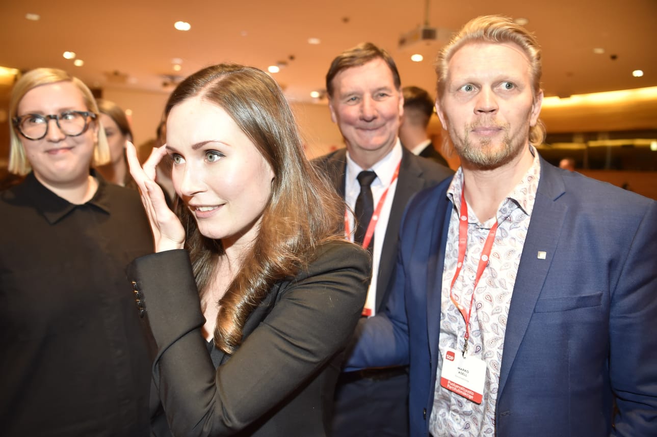 Sanna Marinia on luonnehdittu puolueensa vasemman laidan edustajaksi.