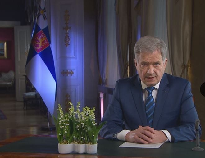 Presidentti Sauli Niinistö piti keskipäivällä uudenvuoden puheensa vuodelle 2022.