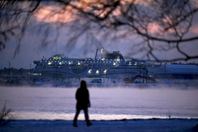Koronatestauksia tehdään Tallinkin Star- ja Megastar-aluksilla. LEHTIKUVA / Vesa Moilanen