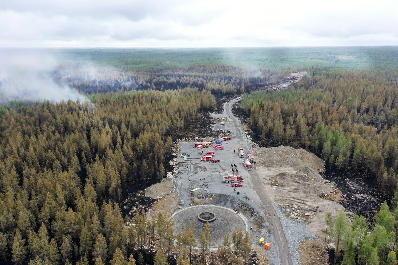 Ilmastonmuutoksen lisäämien helteiden myötä Suomen luonto muuttuu yhä otollisemmaksi hyönteistuhoille ja maastopaloille. LEHTIKUVA / Aki Paavola