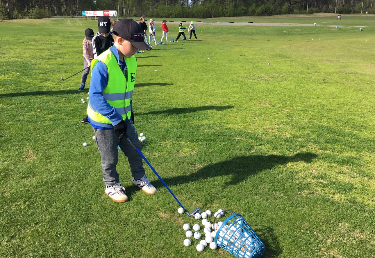 Lähipelin salat avautuivat nuorille golfarinaluille Siikajoella.