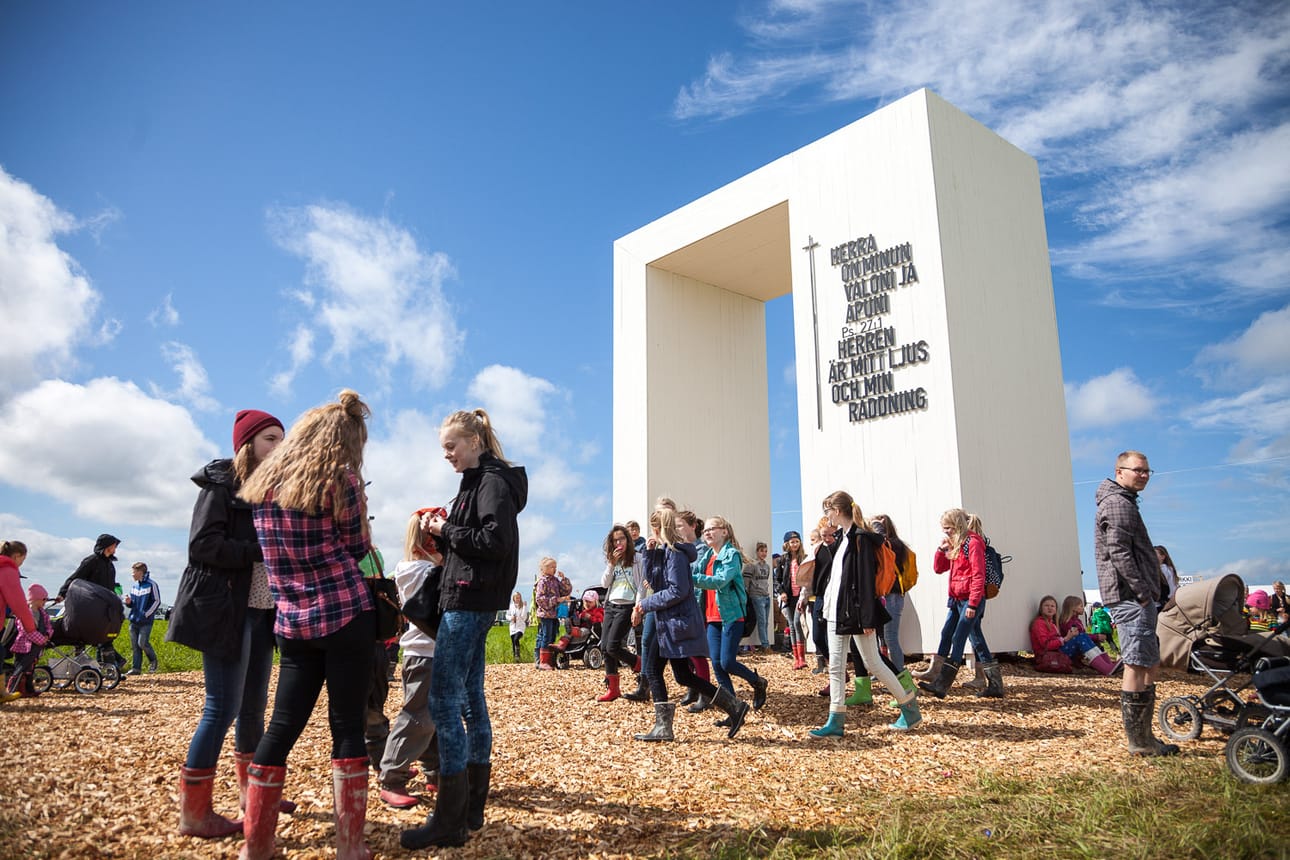 Suviseura-alueella on ollut käyttöä kumisaappaille.
