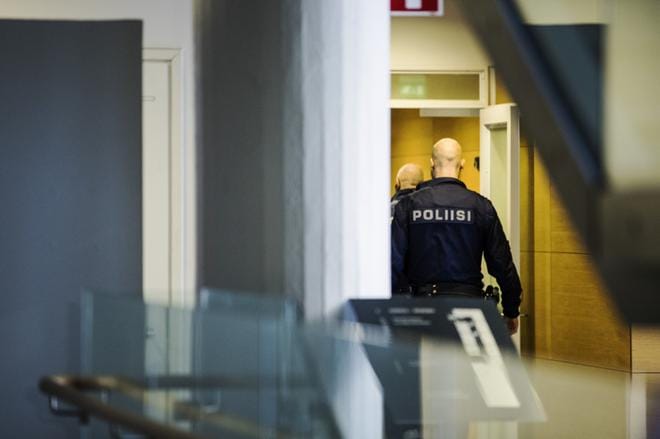 Helsingin käräjäoikeudessa käsitellään kesäkuun puolenvälin jälkeen MV-julkaisun perustajaa Ilja Janitskinia koskevia rikossyytteitä. Kuvituskuva käräjäoikeudesta. KUVA: Silja Viitala