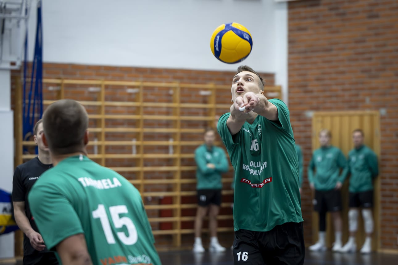 Jani-Matti Laasonen (16) kuuluu Oulunsalon Vasaman johtaviin pelaajiin.