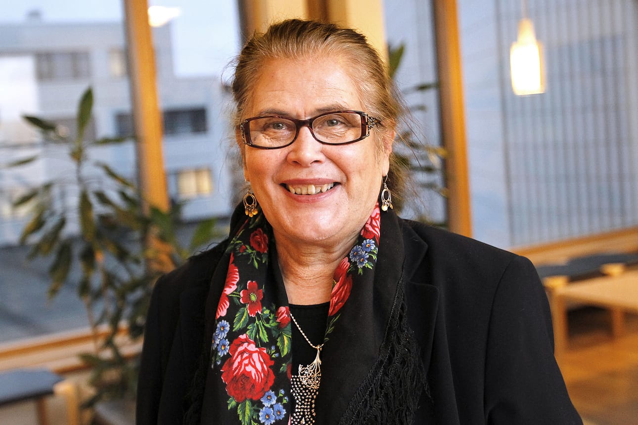 Liisa Mariapori oli Valta kuuluu kansalle -puolueen ehdokkaana eduskuntavaaleissa, muttei päässyt läpi. Arkistokuva.