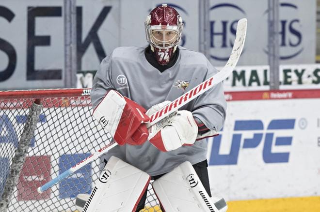 Sami Aittokallio aloittaa Pelicansia vastaan Sportin maalivahtina. KUVA: MINNA HIRVELÄ