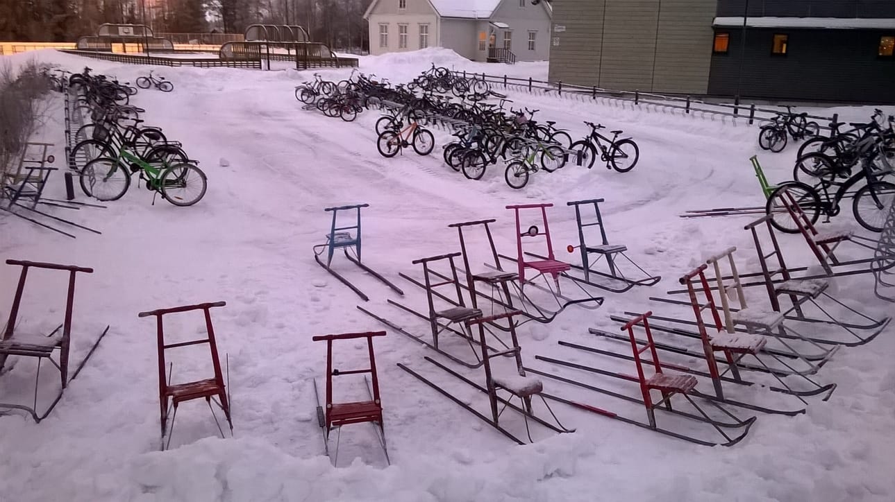 Potkuttelu kouluun on mahdollista Tyrnävän Murrossa.