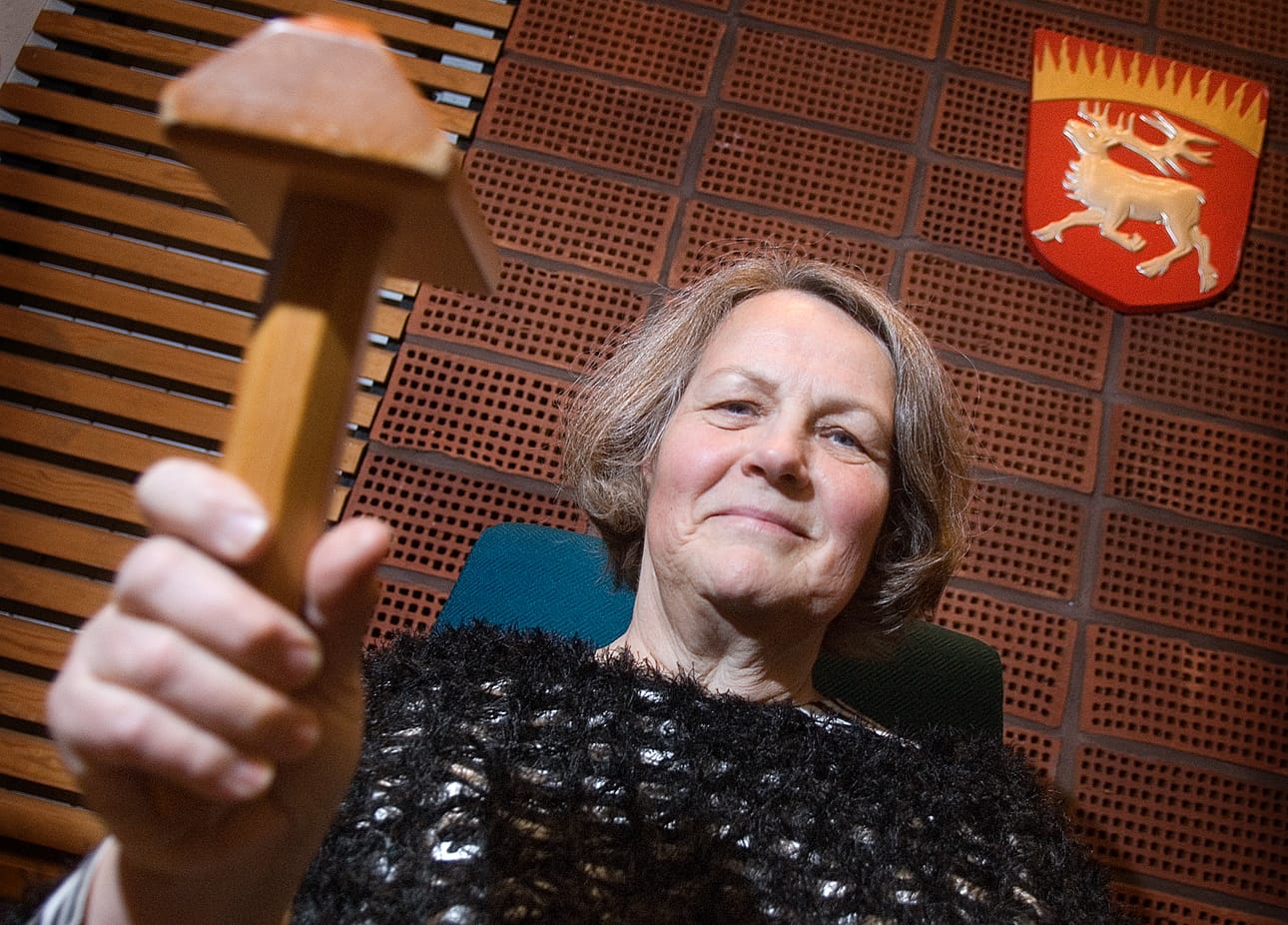 Liisa Siikaluoma on toiminut myös Kuusamon kaupunginvaltuuston puheenjohtajana.