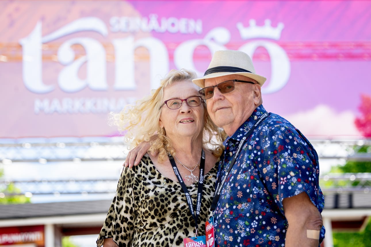 Vaasalaiset Sinikka ja Erkki Kumpeli eivät ole jättäneet välistä yksiäkään Seinäjoen tangomarkkinoita.