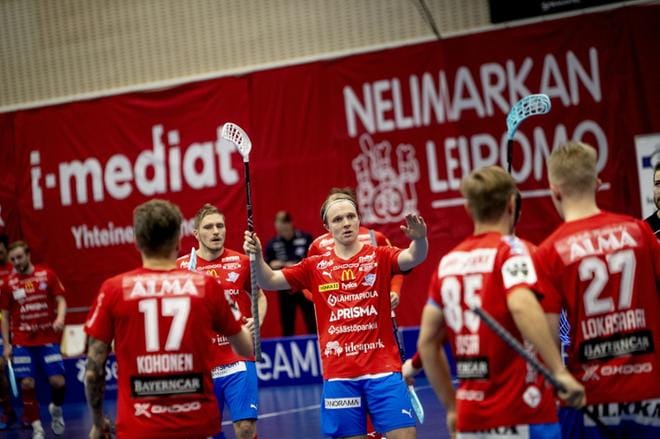 SPV pelaa hyvää kautta miesten Salibandyliigassa. KUVA: JAAKKO ELENIUS/ARKISTO