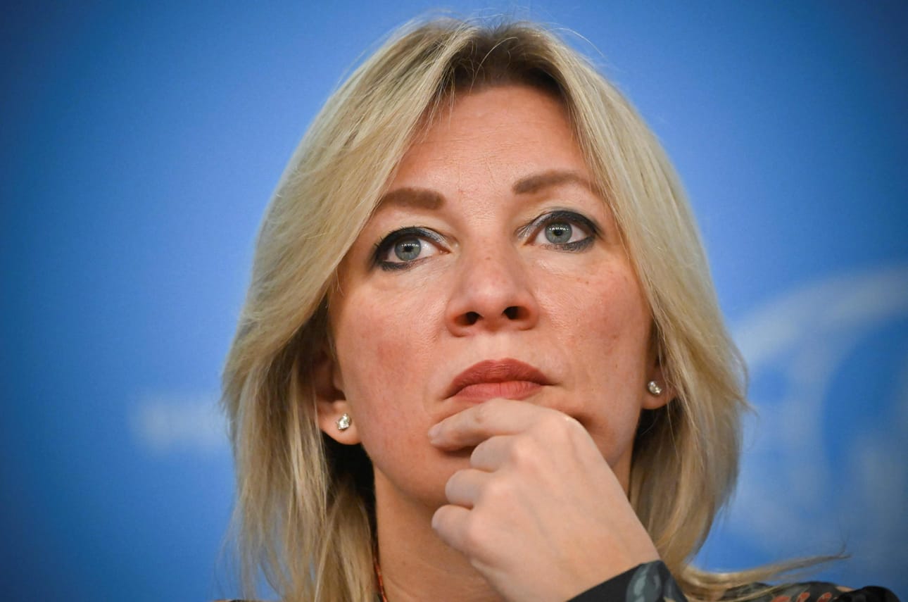 Venäjän ulkoministeriön tiedottaja Marija Zaharova sanoi perjantaina, että siviilejä kidutettin ja raiskattiin, minkä jälkeen heidät tapettiin joko ampumalla tai räjäyttämällä. Arkistokuva. LEHTIKUVA/AFP