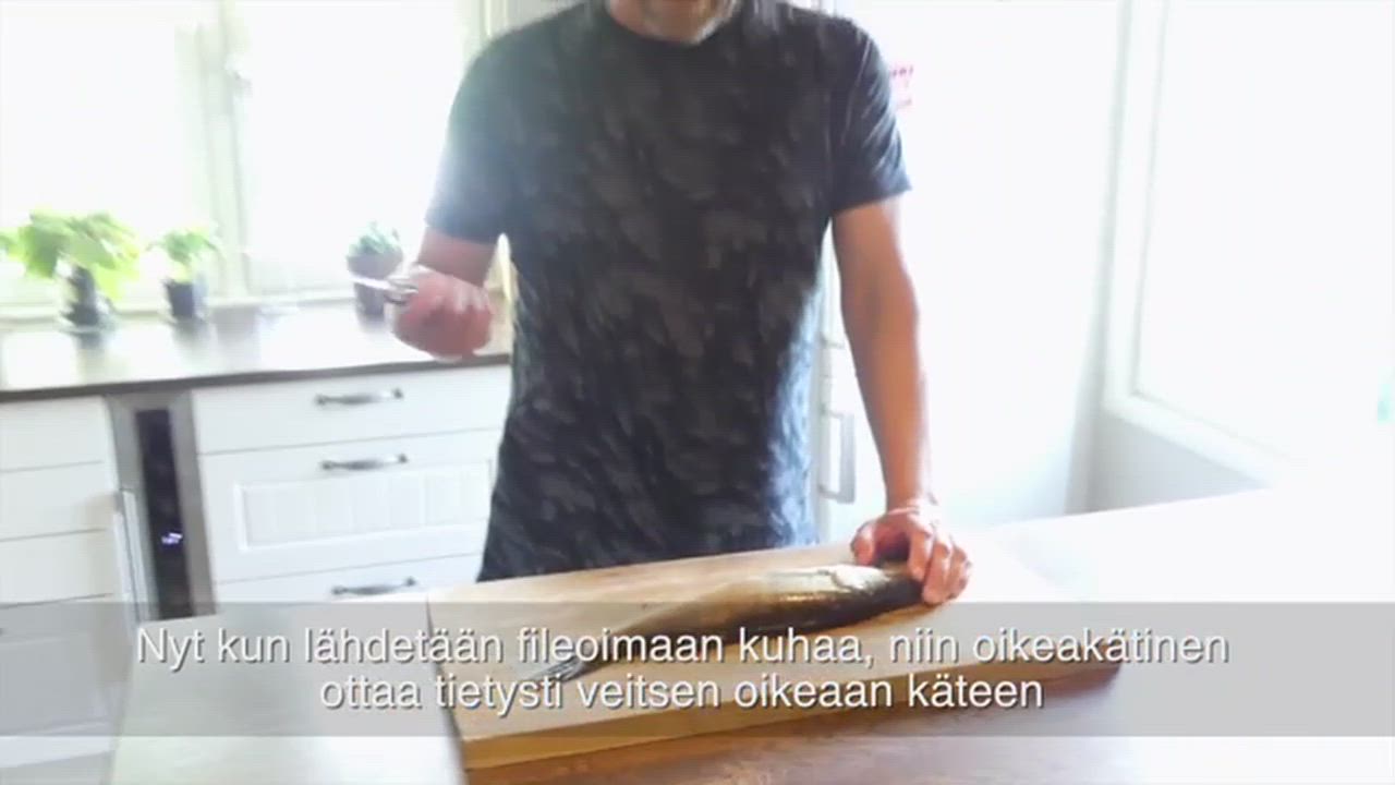 Kuhan fileointi ja pöksytys