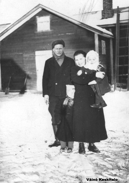 Saimi Keskitalo os. Räinä nuorena 

tyttönä.