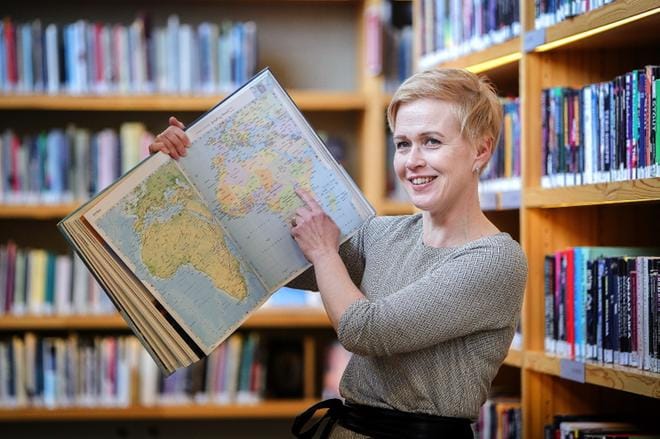 Terhi Haapalan olo oli levollinen ja luottavainen lähtöä edeltävänä päivänä. Tororo sijaitsee lähellä Kenian rajaa. Kuva: Maija Saanio