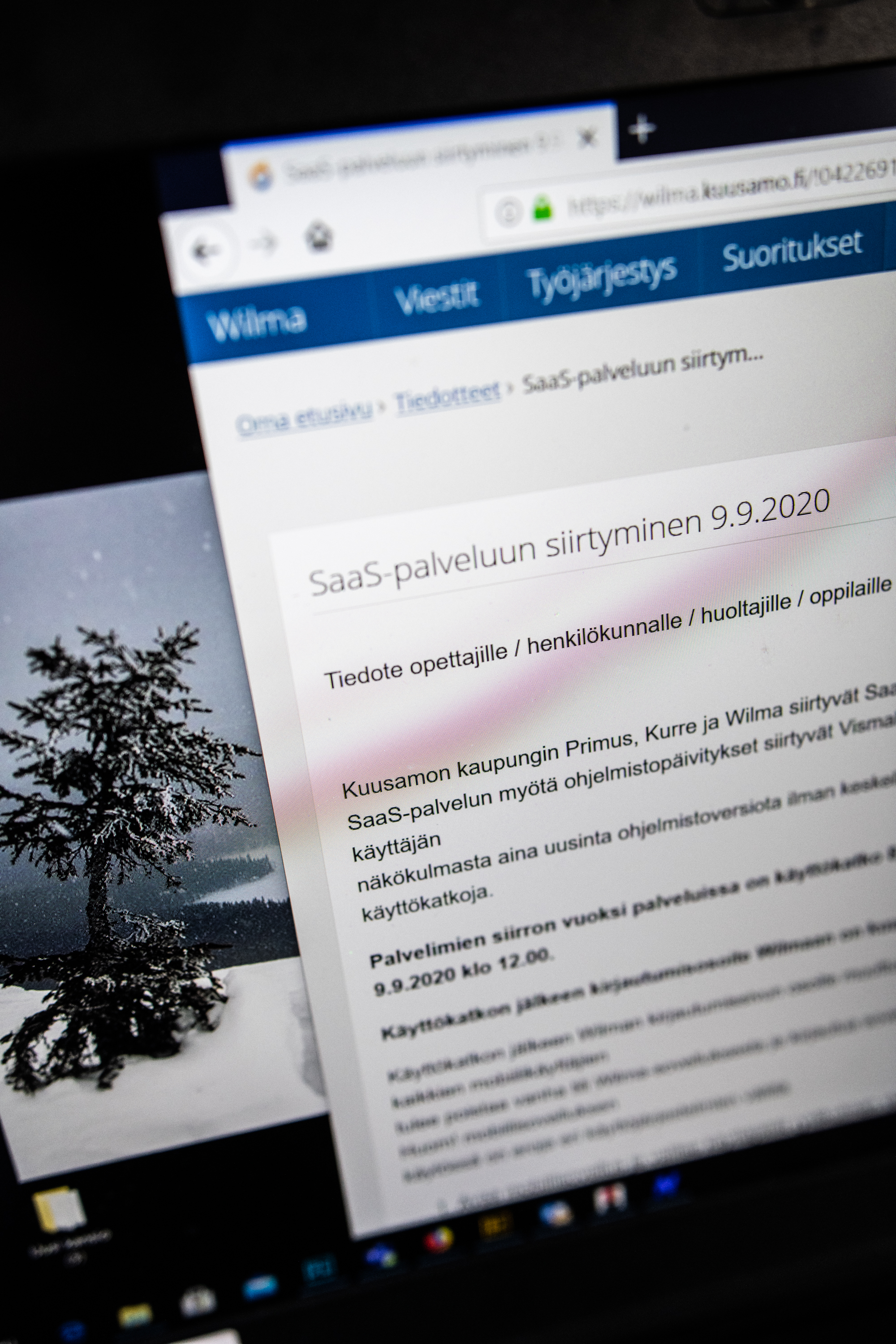 Koululaisten Wilma-palvelun käyttäjä: näillä ohjeilla pääset kirjautumaan pian alkavan käyttökatkon jälkeen