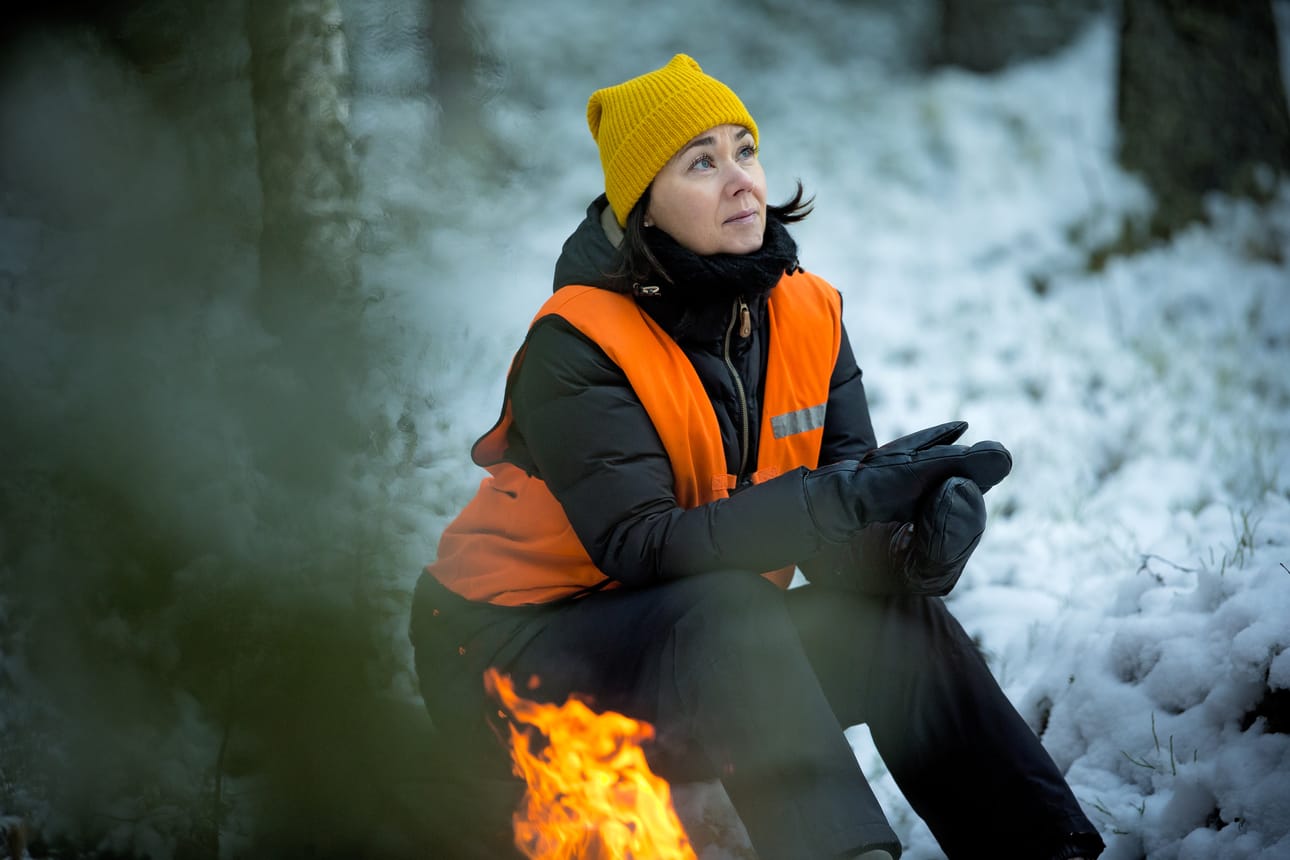 Hanna-Leena Mattila ei itse harrasta metsästystä, mutta hän on metsästäjän vaimo.
