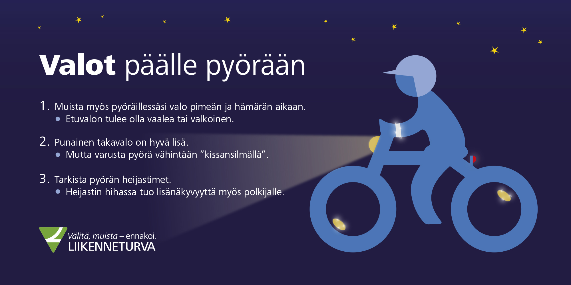 Koillismaalla näkee hyvin paljon kypärättömiä pyöräilijöitä. onneksi lapset ja nuoret kypärää yleensä käyttävät.