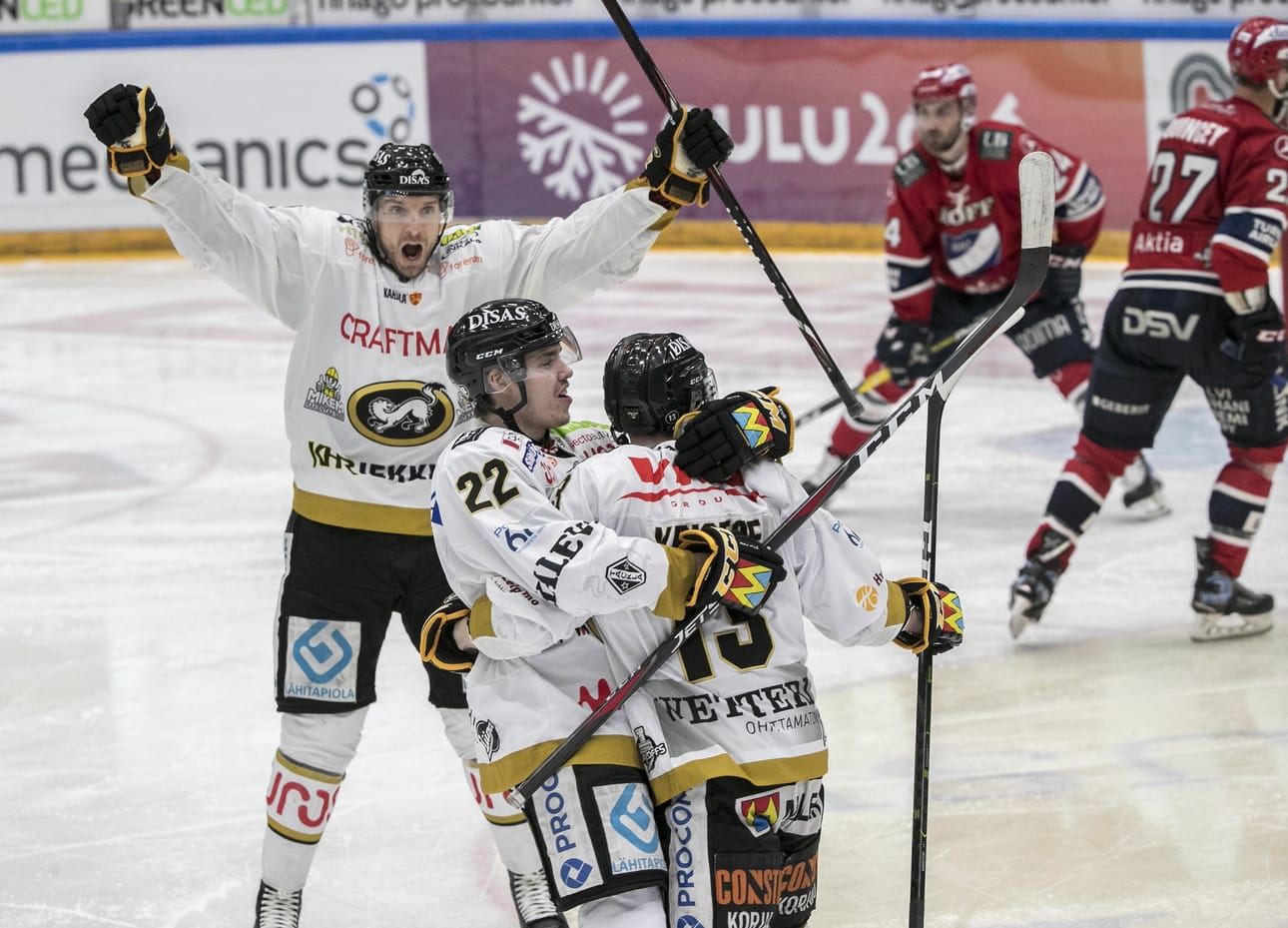 Kärpät onnistui maalinteossa, HIFK ei.