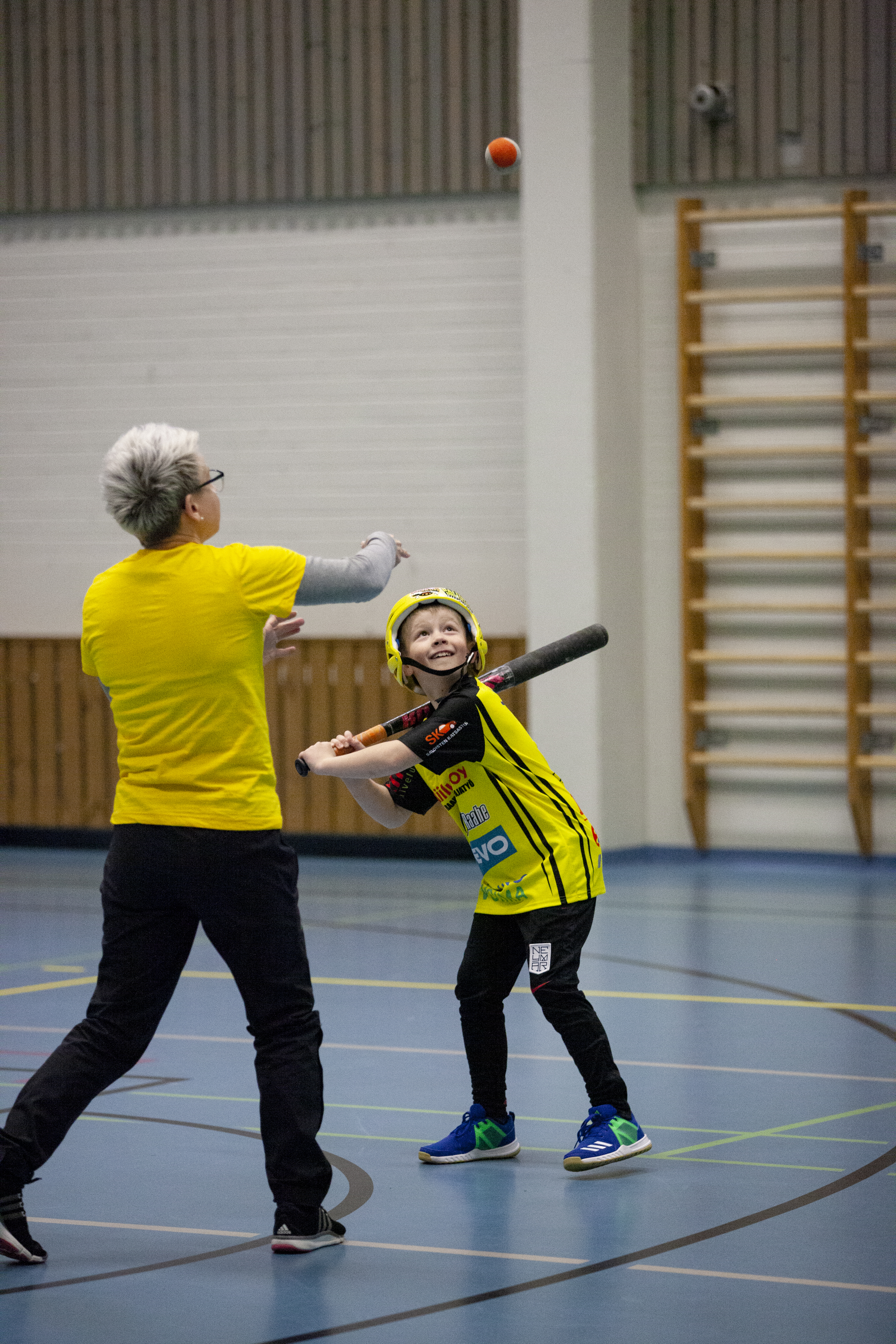 PattU Junioireiden tapahtumassa jo pelaavat junnut pääsivät myös verestelemään taitojaan. Lyömässä kävi muun muassa Elias Kanasaari.