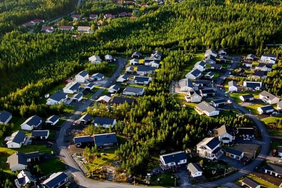 Seinäjoen Karhuvuoren uudelle asuinalueelle tehtiin paljon tonttihakemuksia. KUVA: MATTI HAUTALAHTI