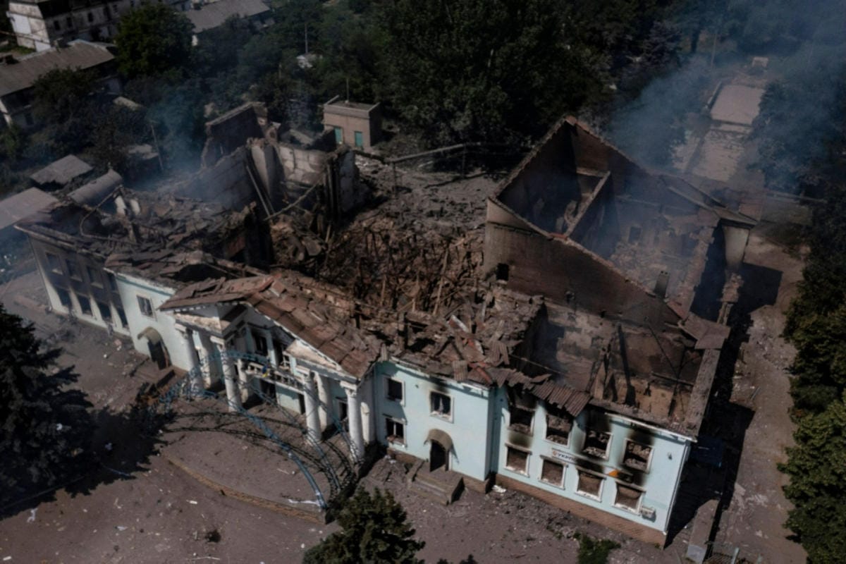 Lysytshanskin kaupungin valtaaminen oli merkittävä voitto Venäjälle tavoitteessa vallata Donbassin alue Itä-Ukrainassa, mutta sota ei silti etene kuten Venäjä toivoisi. LEHTIKUVA/AFP