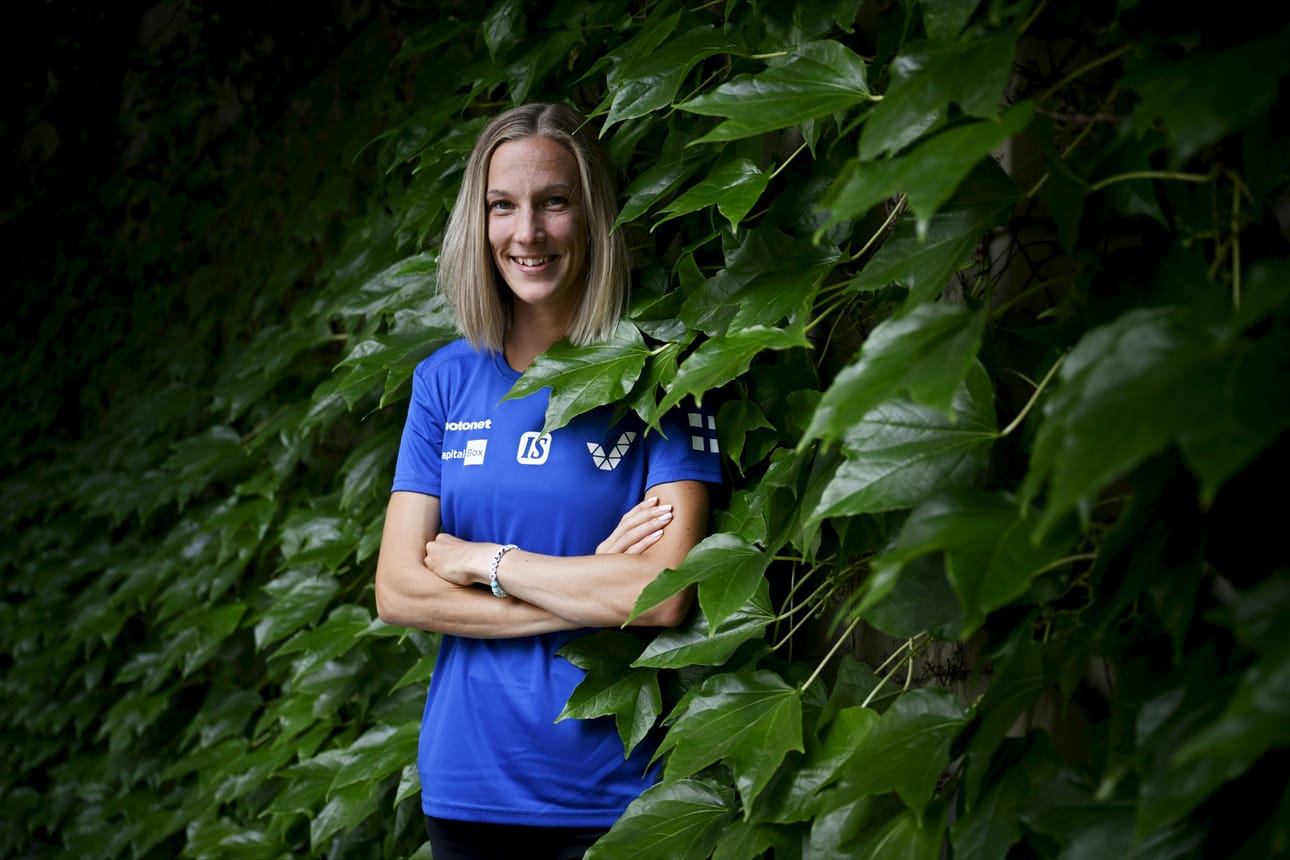 Camilla Richardsson juoksi keväällä Lontoossa Suomen ennätyksen. LEHTIKUVA / ANTTI AIMO-KOIVISTO