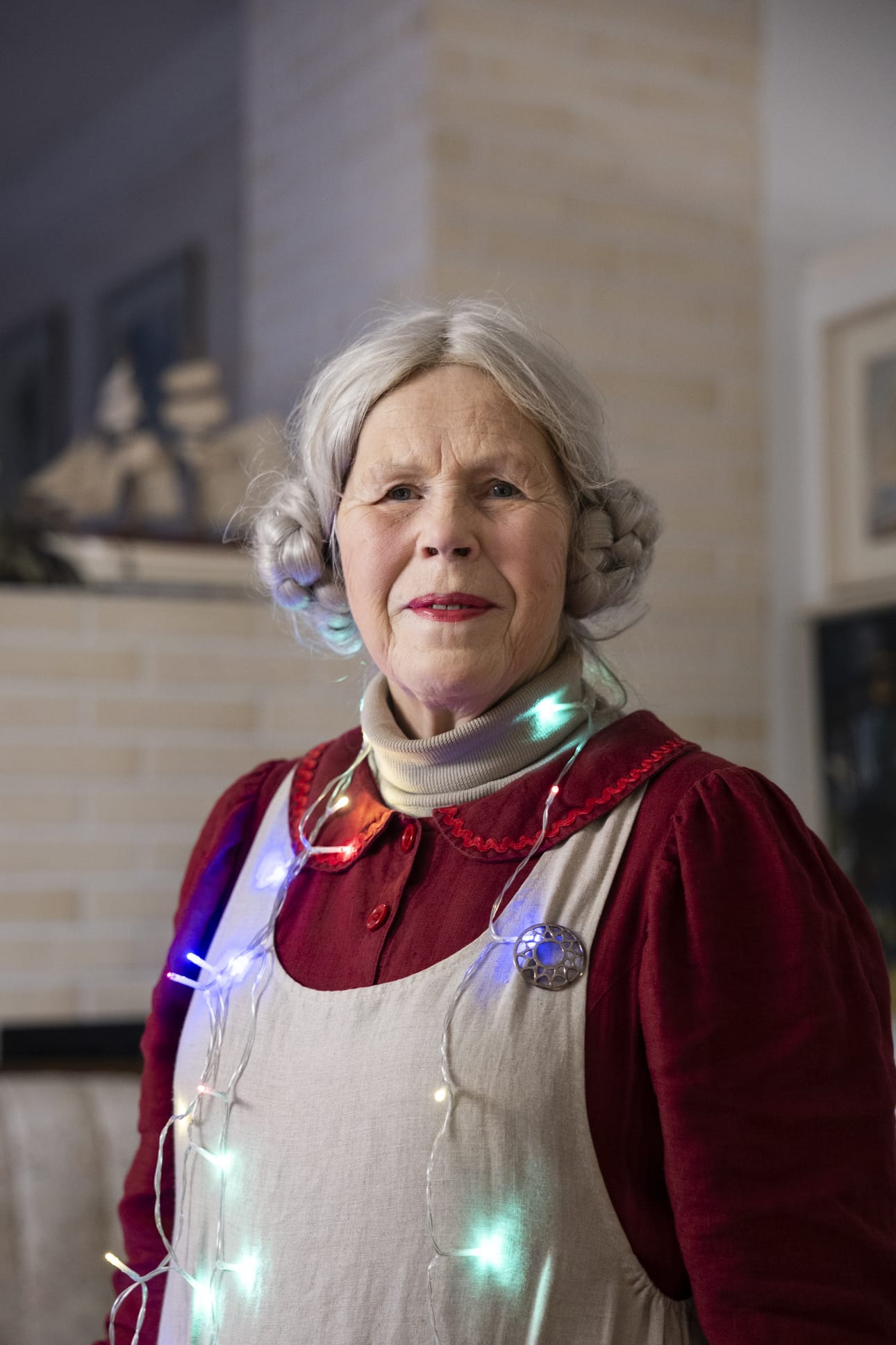 Ritva Rundgren on tehnyt joulumuorikeikkaa myös jouluaattona lapsiperheissä.