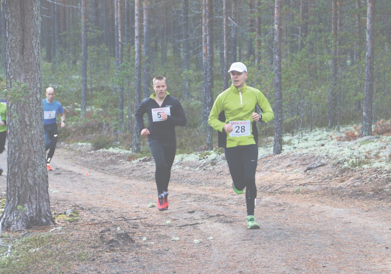 Radan varrella oli mukavia metsämaisemia.