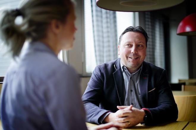 Duudsonit Parkin toimitusjohtaja Jani Karvonen kertoo, että rästimaksut on saatu nyt hoidetuksi. KUVA: MATTI HAUTALAHTI