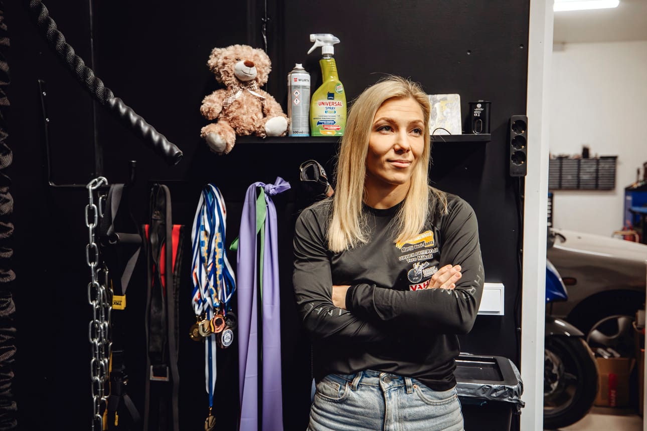 Painija Jenna Hemiä on yksi suuren apurahan saaneista urheilijoista. Arkistokuva.