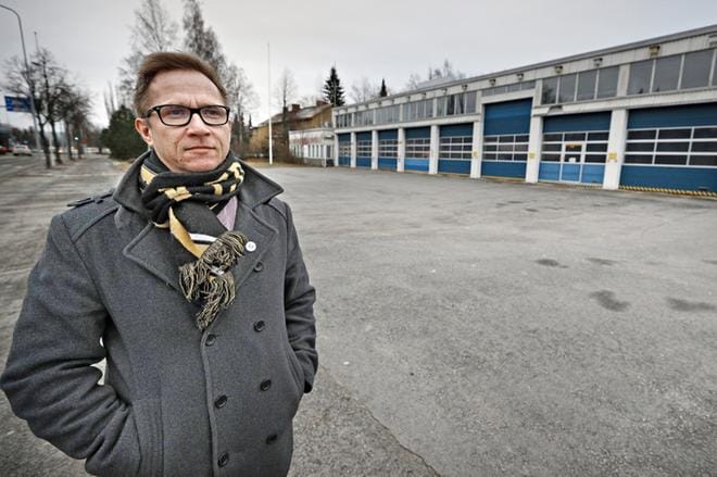 Sevaksen uuden toimitusjohtajan Sami Siikalan uran ensimmäinen rakennuskohde voi olla entisen paloaseman tontille Uppaan rakennettava kerrostalo. KUVA: KARI LÖFHJELM