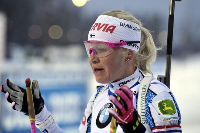 Kaisa Mäkäräinen oli pikakilpailussa 12:s. Kuva: Antti Aimo-Koivisto / Lehtikuva