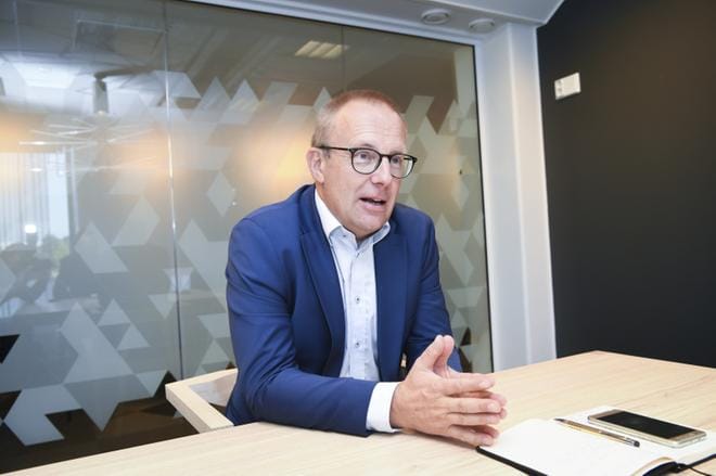SAK:n puheenjohtaja Jarkko Eloranta kertoi maanantaina kokoontuneessa SAK:n hallituksessa käydyn laajaa keskustelua irtisanomissuojan heikentämisestä. KUVA: KIMMO BRANDT