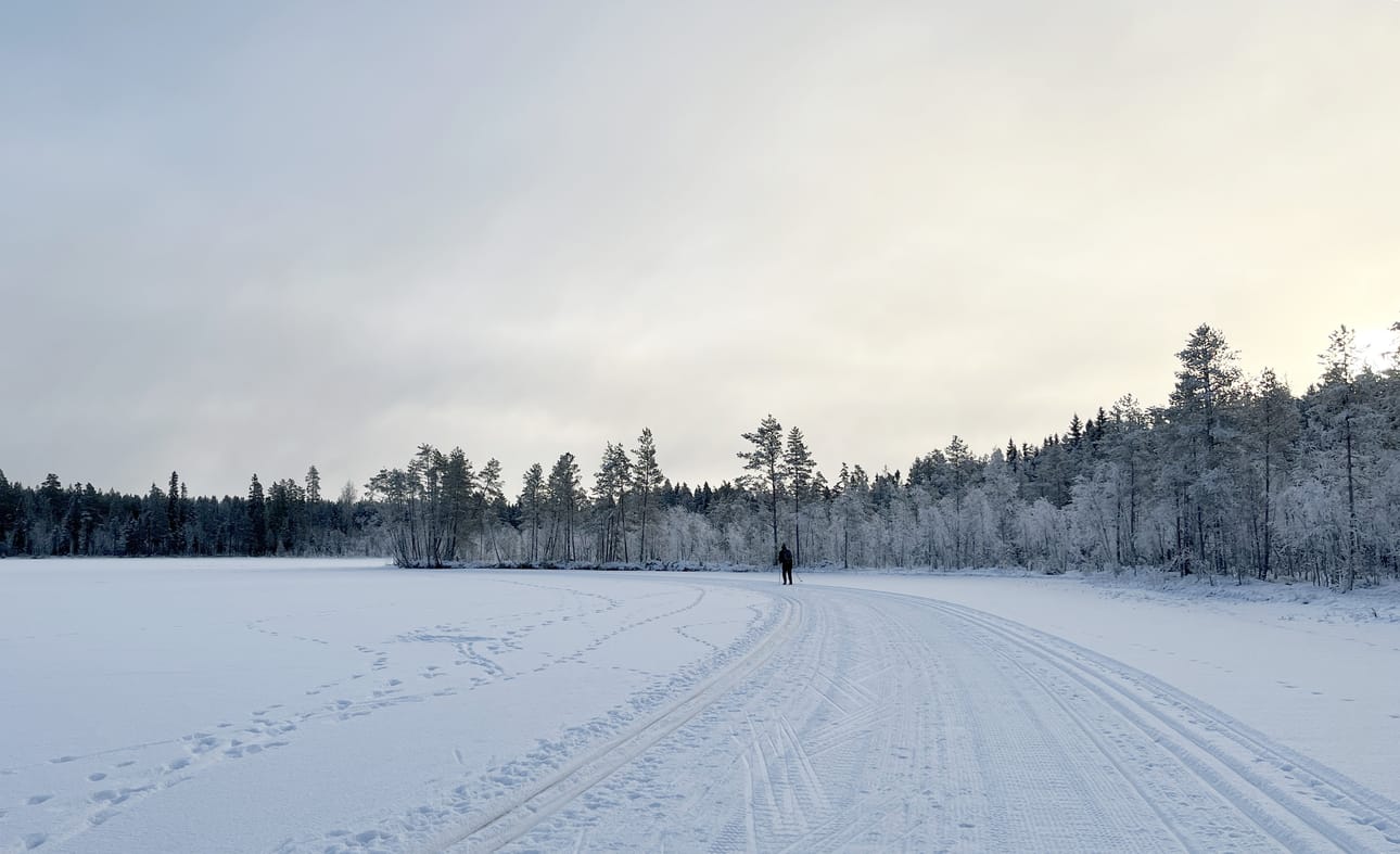 Ladut kutsuvat talvilomailijoita. Arkistokuva.