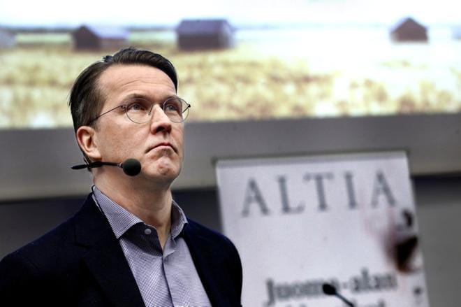 Vastuullisuudella on iso merkitys yhtiölle, sanoo Altian toimitusjohtaja Pekka Tennilä. ARKISTOKUVA: JOUKO HÄNNINEN