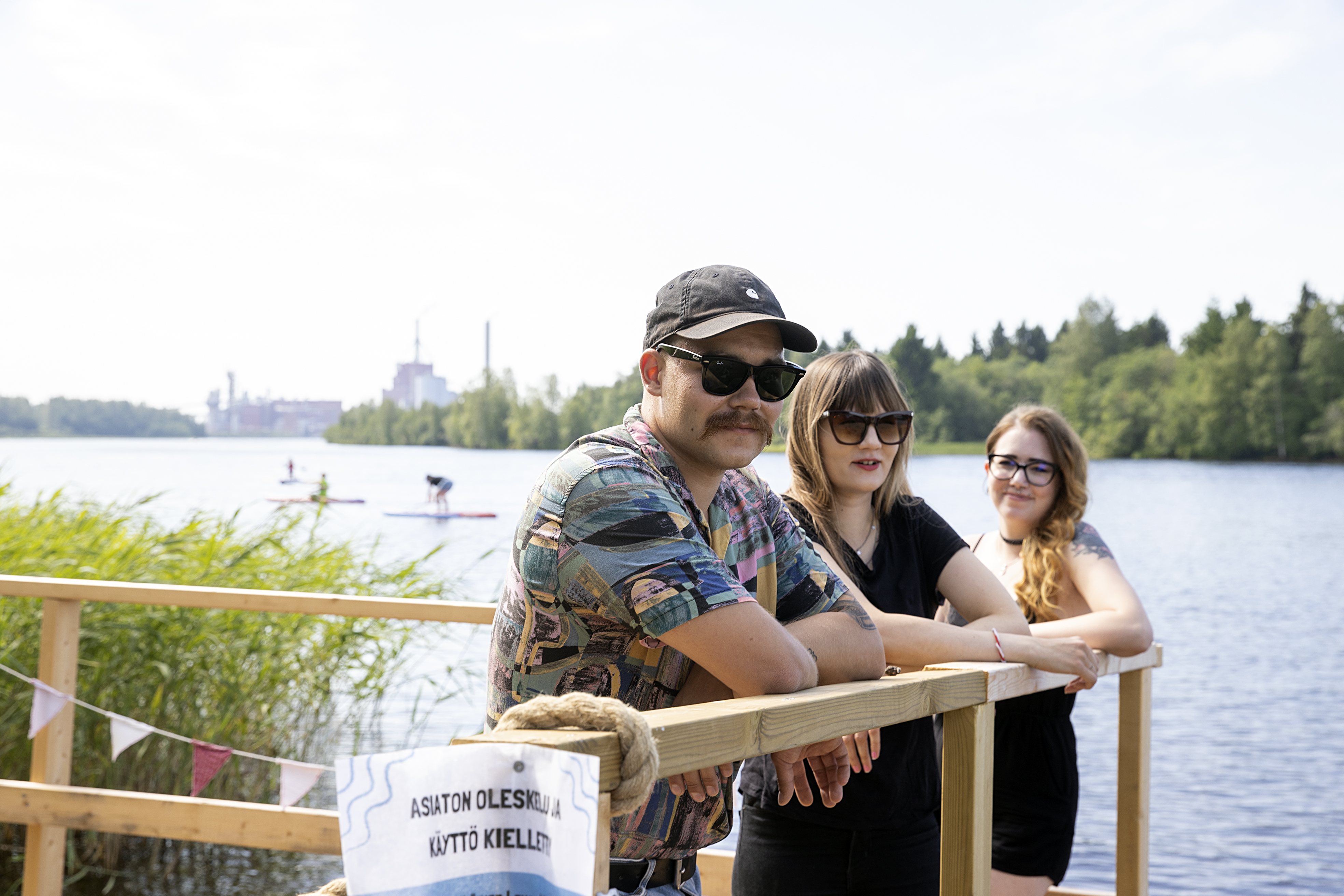 Oululaisnuorten utopia muuttui todeksi, kun Pikisaaren rantavesille laskettiin tänä kesänä Kelluva Lava