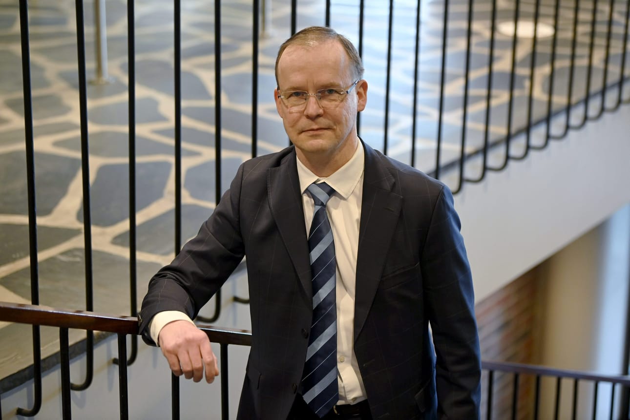 Teknologiateollisuuden työnantajien Jarkko Ruohoniemi on yleisellä tasolla tyytyväinen siihen, että yksi avoin palikka työmarkkinoilla on loksahtanut paikoilleen. LEHTIKUVA / Markku Ulander