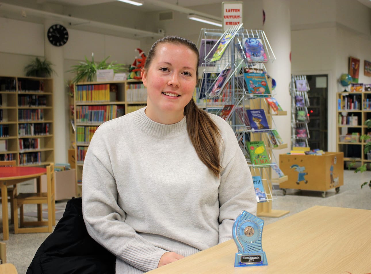 Emilia Lähdesluoma voitti kuntokampanjasta palkinnon ensimmäistä kertaa, vaikkei hänellä suuria tavoitteita ollutkaan.