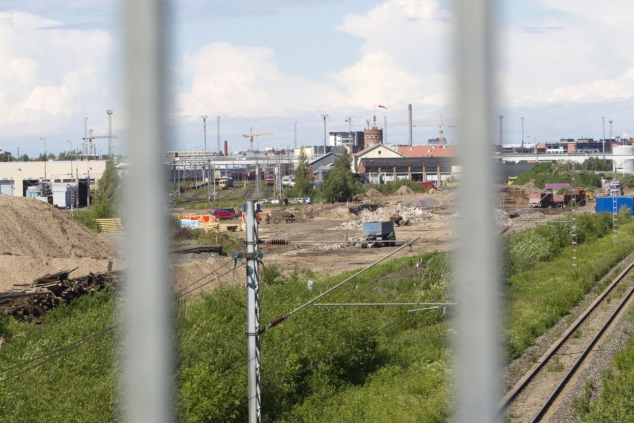 VR:n uusi huoltohalli nousee Nokelaan.